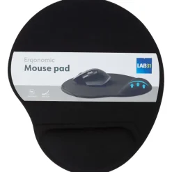 Multimedia Accessoires>Lab31 Ergonomische Muismat Zwart