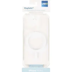 Telefoonhoesjes>Lab31 Magsafe Telefoonhoesje Transparant,Zwart