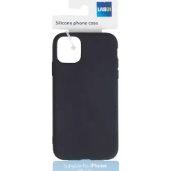 Telefoonhoesjes>Lab31 Telefoonhoesje Transparant,Zwart