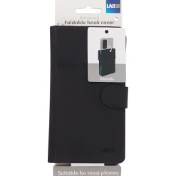 Telefoonhoesjes>Lab31 Telefoonhoesje Bookcover Zwart