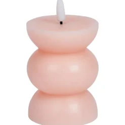 Kaarsen>Candra Ledkaars Groen,Roze,Wit