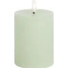 Kaarsen>Candra Ledkaars Groen,Roze
