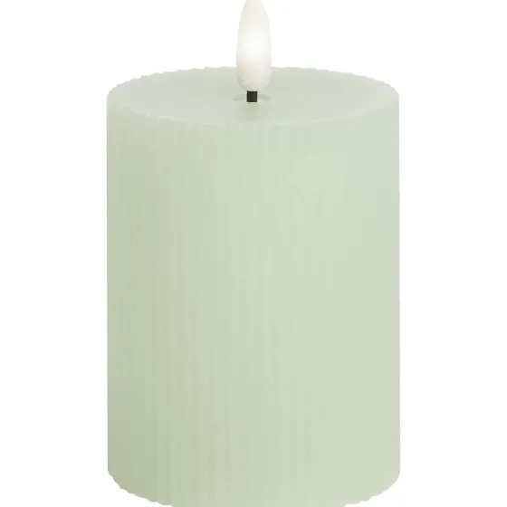 Kaarsen>Candra Ledkaars Groen,Roze