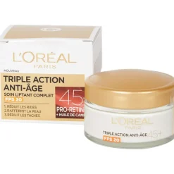 Lichaamsverzorging>L'Oréal L'Or Al Triple Action Anti Age Dagcr Me 45+