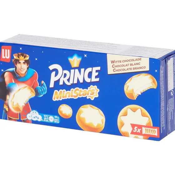 Koek & Bakproducten>LU Prince Mini Stars Bruin,Wit