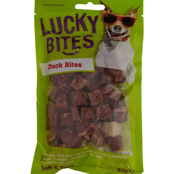 Dierenvoeding>Whiskas Lucky Bites Duck Bites Hondensnacks Bruin