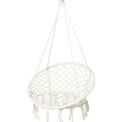 Tuinmeubelen>Merk Macram Hangstoel Beige