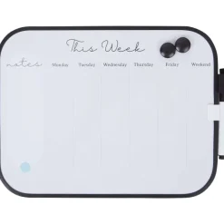 Agenda & Kalenders>Merk Magnetisch Weekplanner-Whiteboard Blauw,Roze,Wit,Zwart