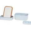 Make-Up>Max & More Make-Up-Organizer Met Spiegel Blauw