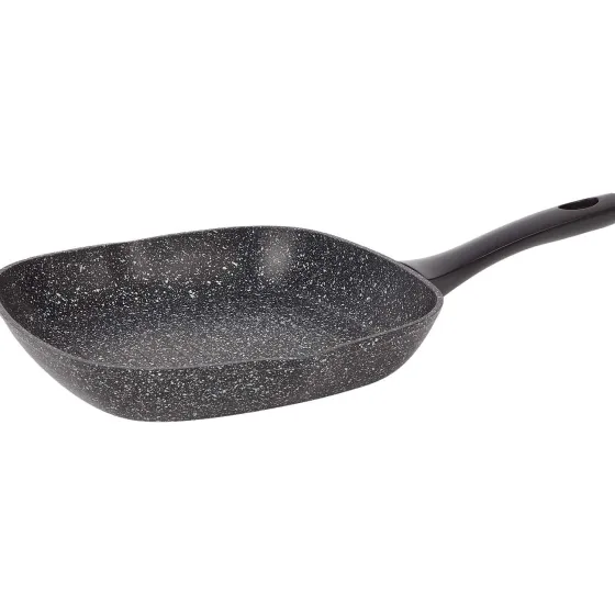 Pannen>Tomado Marble Stone Grillpan Zwart
