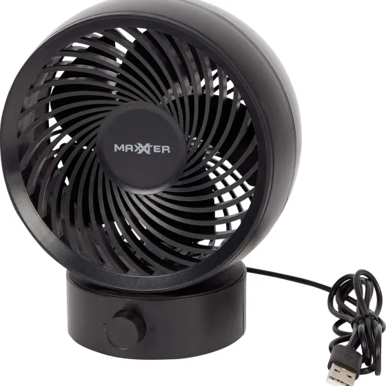 Ventilatoren>Kinzo Maxxter Usb-Bureauventilator Zwart,Wit