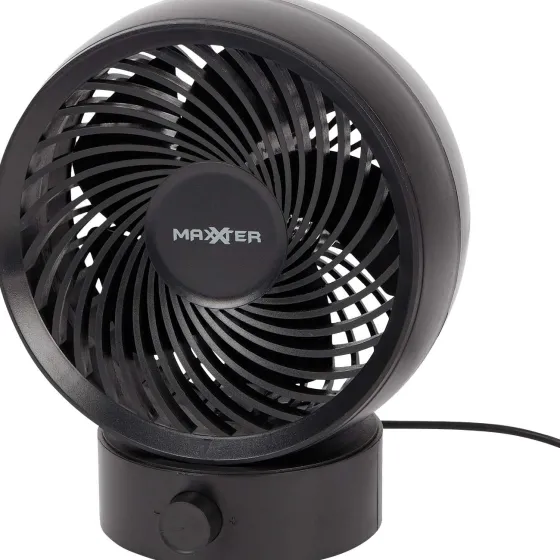 Ventilatoren>Kinzo Maxxter Usb-Bureauventilator Zwart,Wit