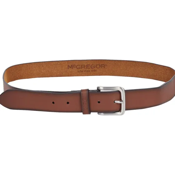 Accessoires>McGregor Leren Riem Zwart,Bruin