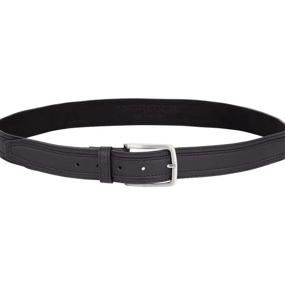Accessoires>McGregor Leren Riem Zwart,Bruin