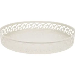 Woonaccessoires>Merk Metalen Dienblad Roze,Taupe