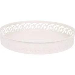 Woonaccessoires>Merk Metalen Dienblad Roze,Taupe