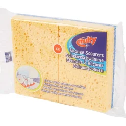 Schoonmaakartikelen>Multy Schuursponzen Geel