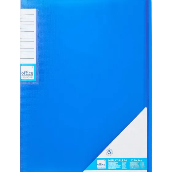 Bureau Accessoires>Office Essentials Displayboek A4 Blauw,Groen,Roze,Zwart