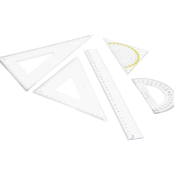 Bureau Accessoires>Office Essentials Liniaalset Transparant