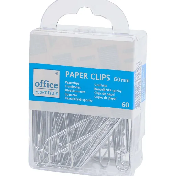 Bureau Accessoires>Office Essentials Paperclips Zilver,Meerkleurig