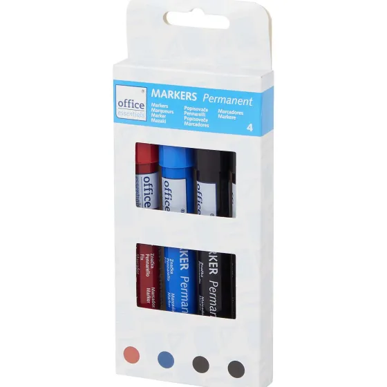 Schrijfwaren>Office Essentials Permanent Markers Meerkleurig