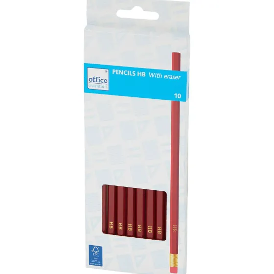 Schrijfwaren>Office Essentials Potloden Met Gum
