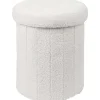 Woonaccessoires>Merk Opvouwbare Opbergpoef Beige,Wit