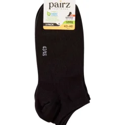 Beenmode>Pairz Sneakersokken Zwart