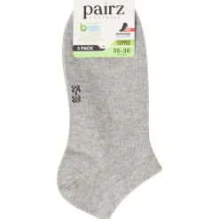 Beenmode>Pairz Sneakersokken Grijs