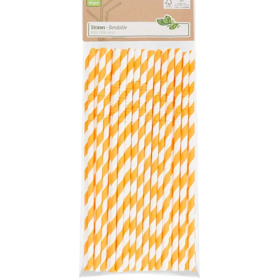 Feestartikelen>Merk Papieren Buigrietjes Blauw,Geel,Groen,Oranje,Rood,Roze