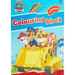 Kleuren & Tekenen>Paw Patrol Kleurblok Met Stickers