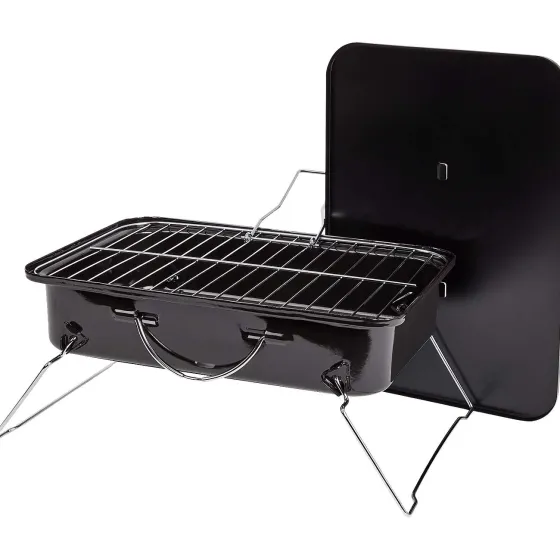 Bbq & Accessoires>Lone Star Picknick-Barbecue Zwart
