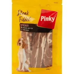 Dierenvoeding>Whiskas Pinky Hondensnacks Steak Fillets