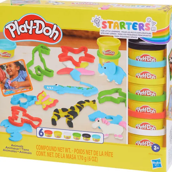 Knutselen>Hasbro Play-Doh Starters Meerkleurig