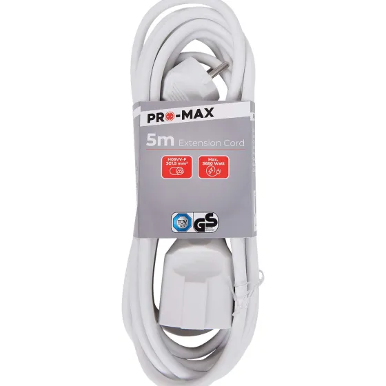 Verlengsnoeren>Pro-max Verlengsnoer Wit