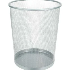 Prullenbakken>Office Essentials Prullenmand Zwart,Zilver