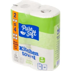 Schoonmaakartikelen>Pure Soft Keukenpapier