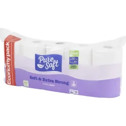 Toilet- & Keukenpapier>Pure Soft Toiletpapier Soft & Extra Strong