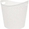 Woonaccessoires>Merk Rattan Flexibele Wasmand Zwart,Wit