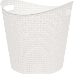Woonaccessoires>Merk Rattan Flexibele Wasmand Zwart,Wit