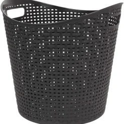 Woonaccessoires>Merk Rattan Flexibele Wasmand Zwart,Wit