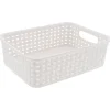 Woonaccessoires>Merk Rattan Mand Zwart,Wit