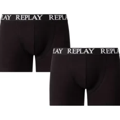 Ondergoed>Replay Boxershorts Meerkleurig,Zwart