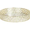 Woonaccessoires>Merk Rond Dienblad Goud,Zilver