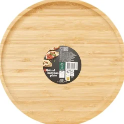 Servies>Merk Rond Serveerbord Beige