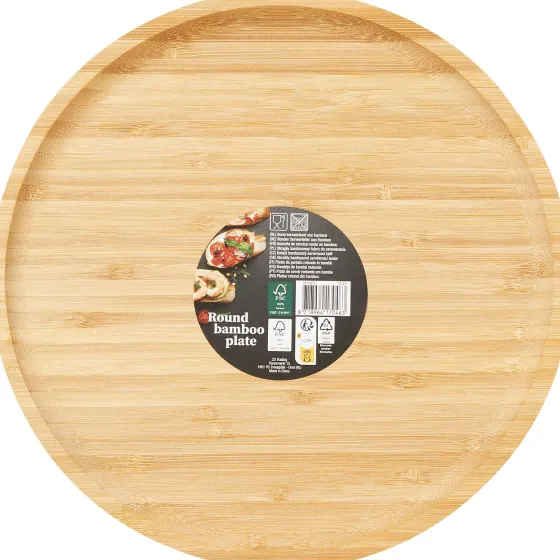 Servies>Merk Rond Serveerbord Beige
