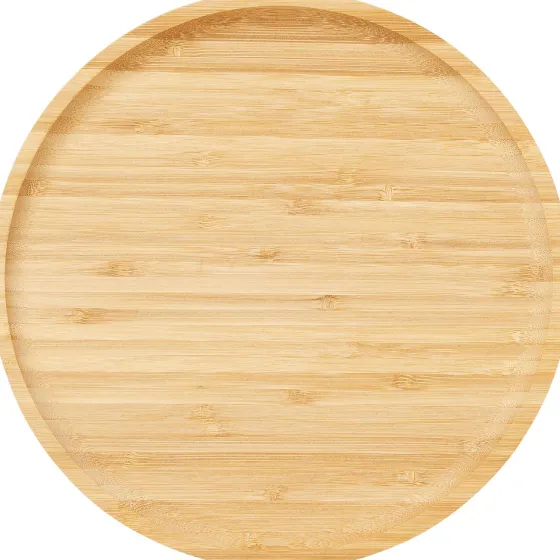 Servies>Merk Rond Serveerbord Beige