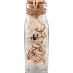 Woonaccessoires>Merk Schelpen In Glazen Fles Meerkleurig