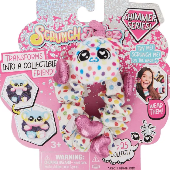 Haaraccessoires>Schrunchmiez Scrunchie Blauw,Meerkleurig,Roze