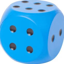 Spellen>Mini Matters Schuimrubberen Dobbelsteen Blauw,Rood